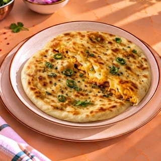 Chicken Cheese Kulcha