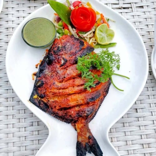 Tandoori Pompano Fish.