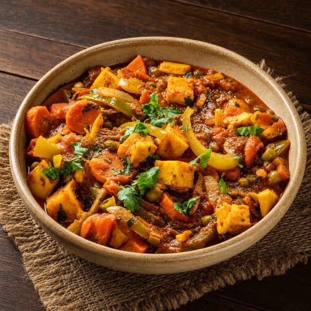 Veg Jalfrezi.