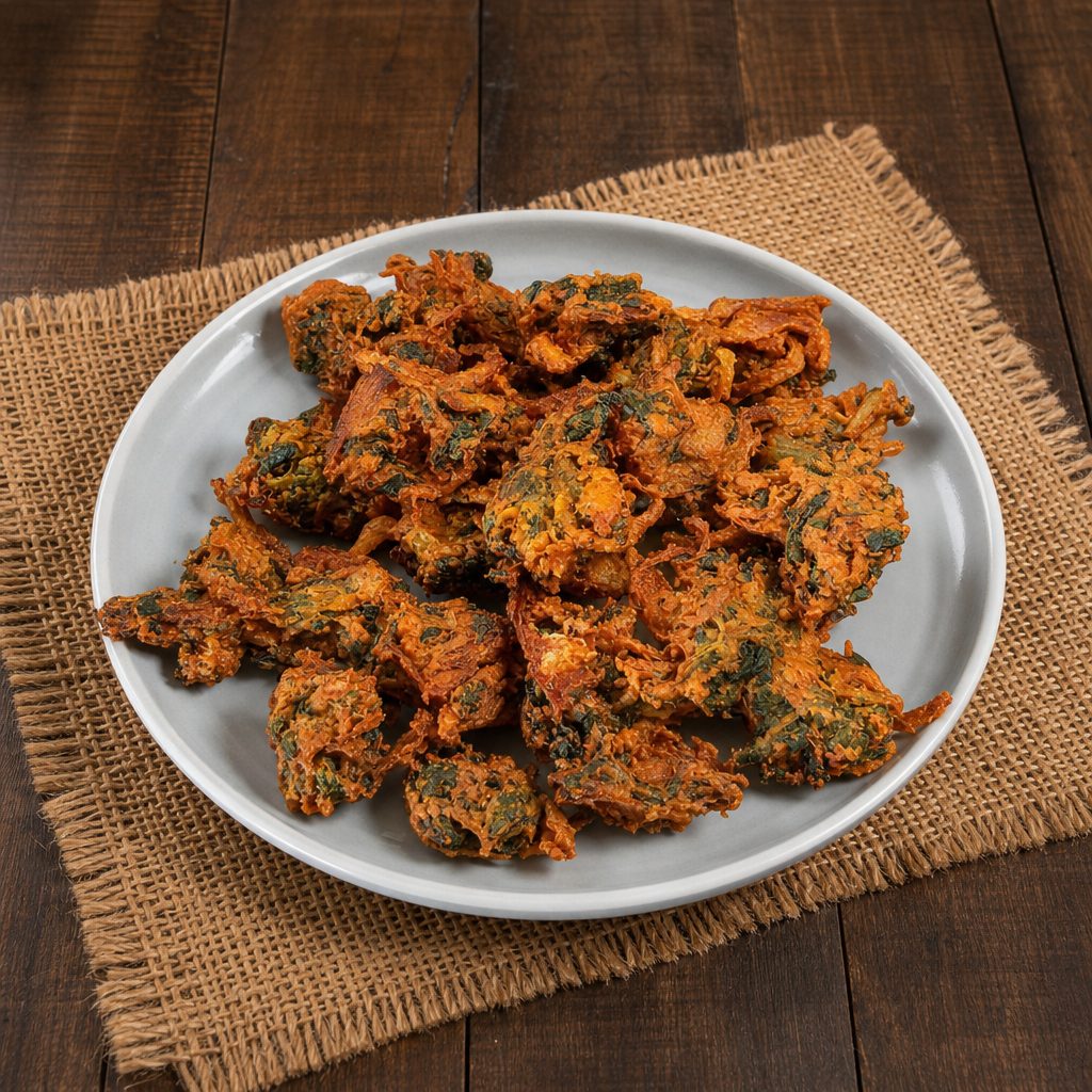 Spinach Pakoda.