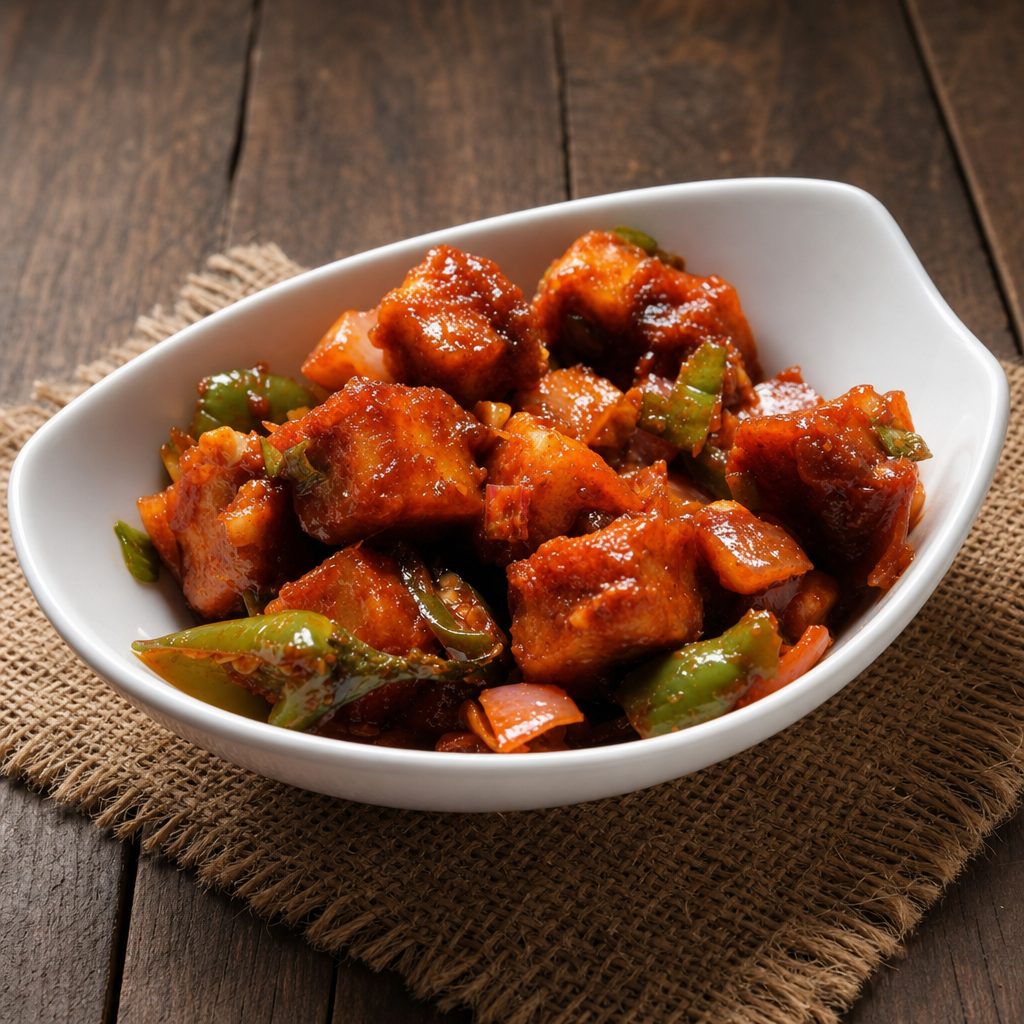Chilli Paneer.