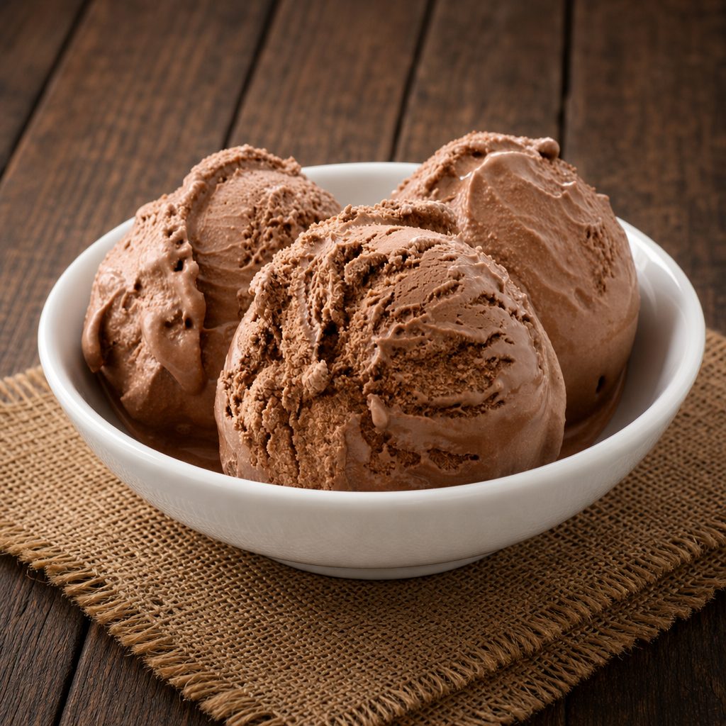 Chocolate Ice Cream.