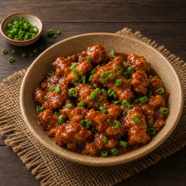 Chicken Manchurian.