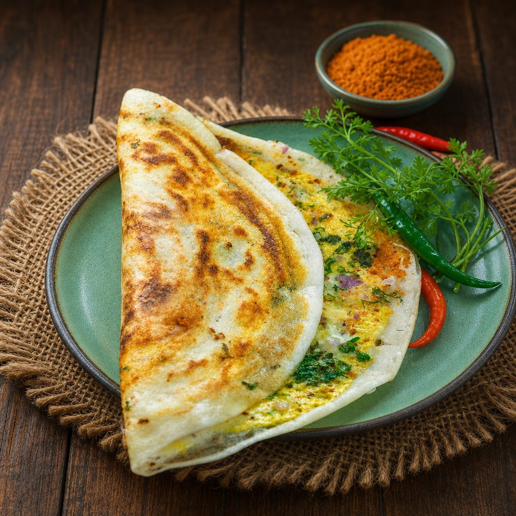 Egg Dosa.