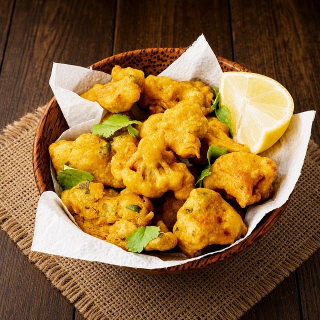 Cauliflower Pakoda.