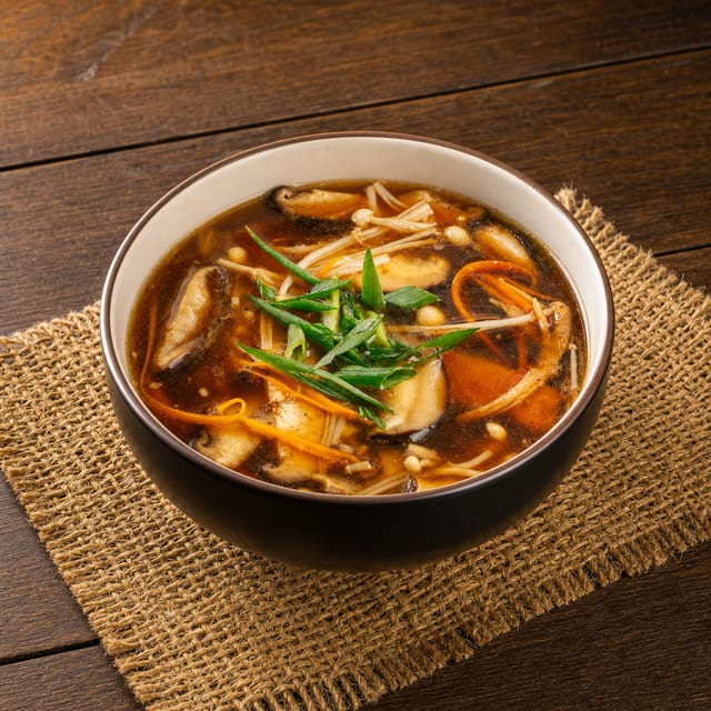 Hot & Sour Veg Soup.