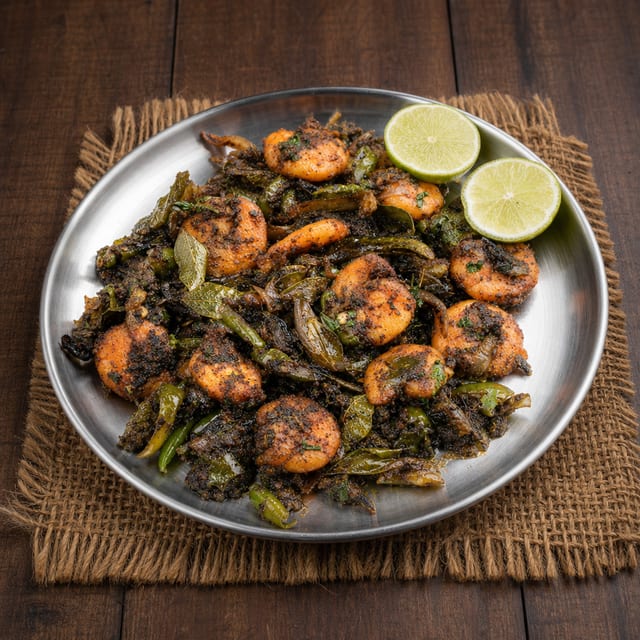 Shrimp Pepper Fry.