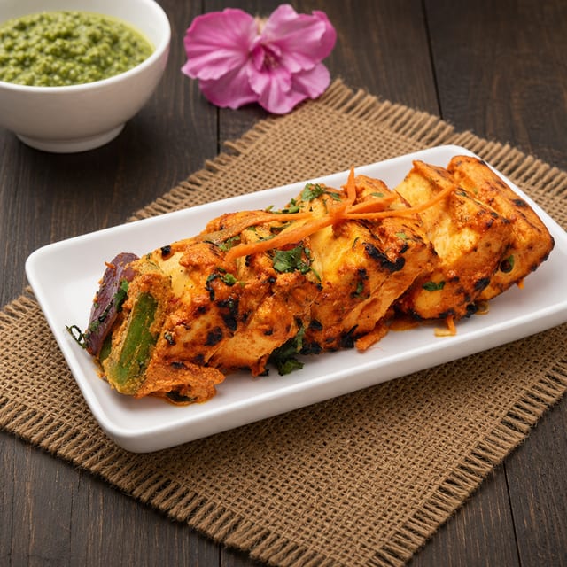 Paneer Tikka Kebab.