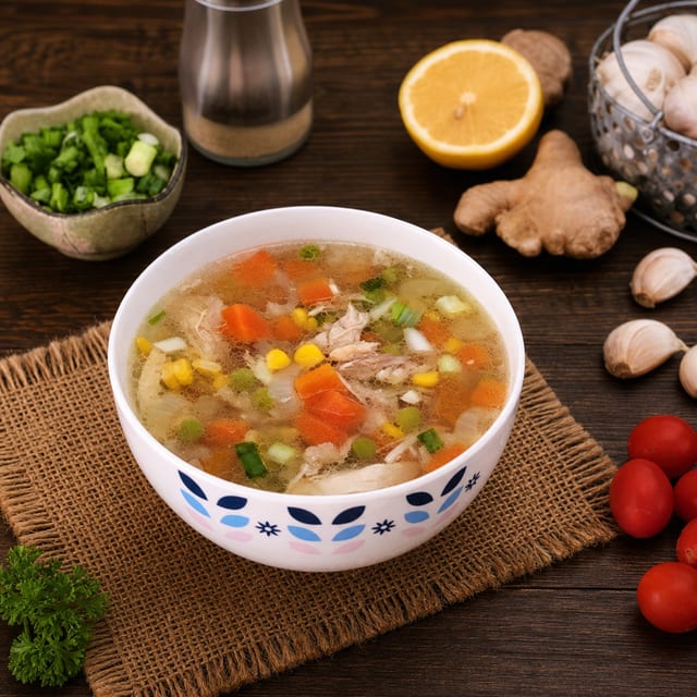 Chicken Clear Soup.