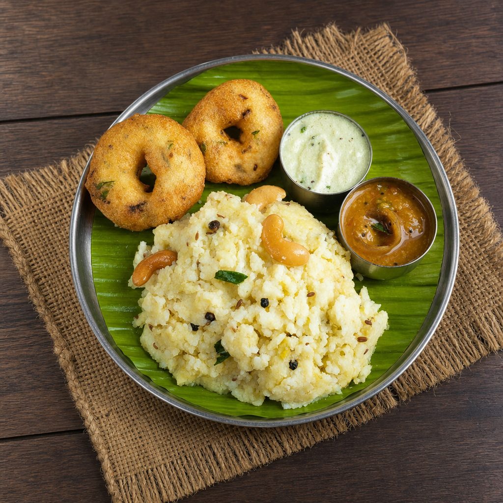 Pongal Vada Combo.