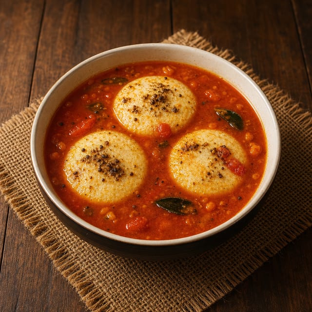 Rasam Idli.