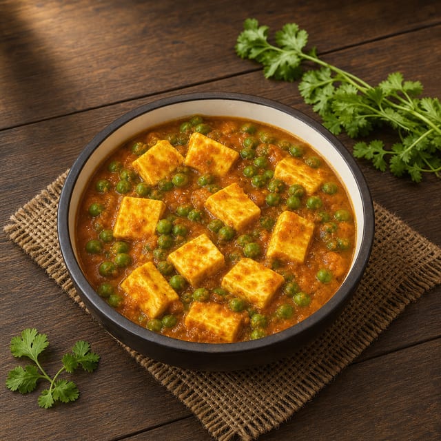 Matar Paneer.