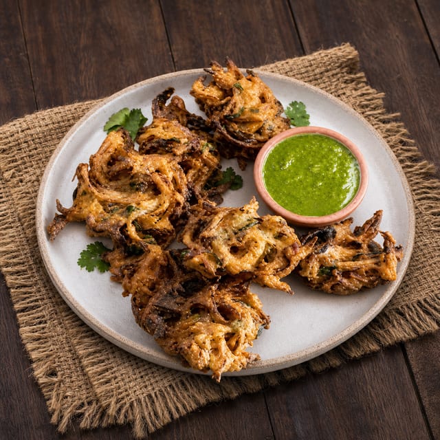 Onion Pakoda.