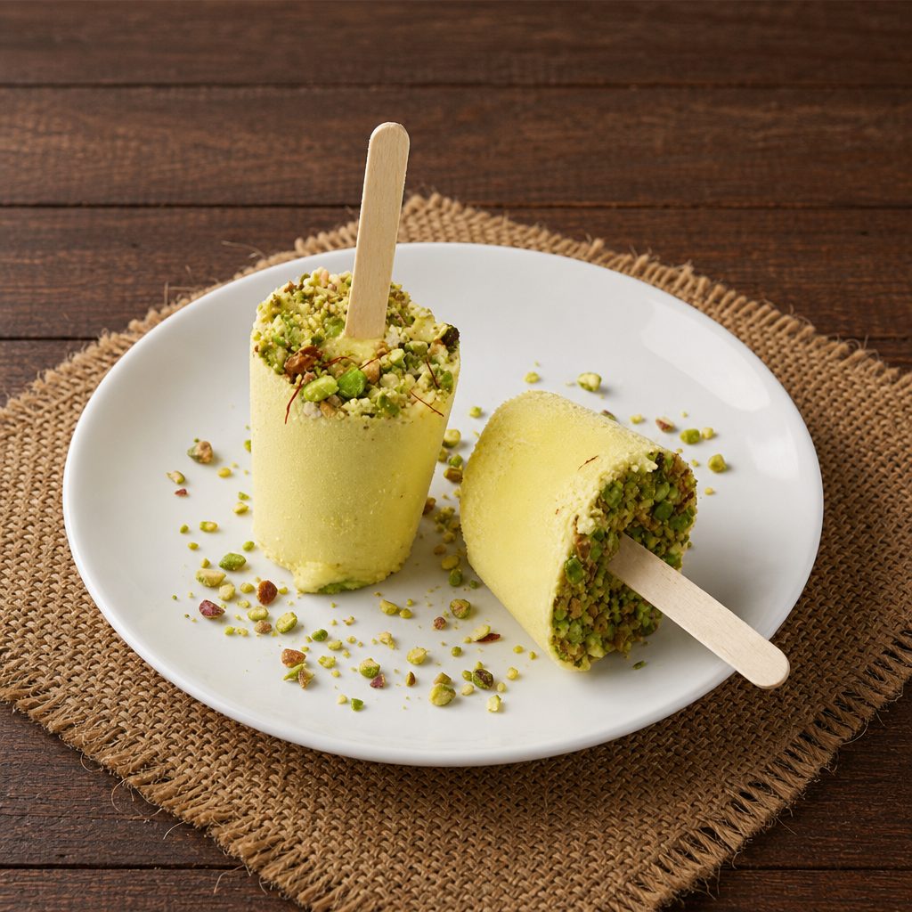 Pistachio Kulfi.