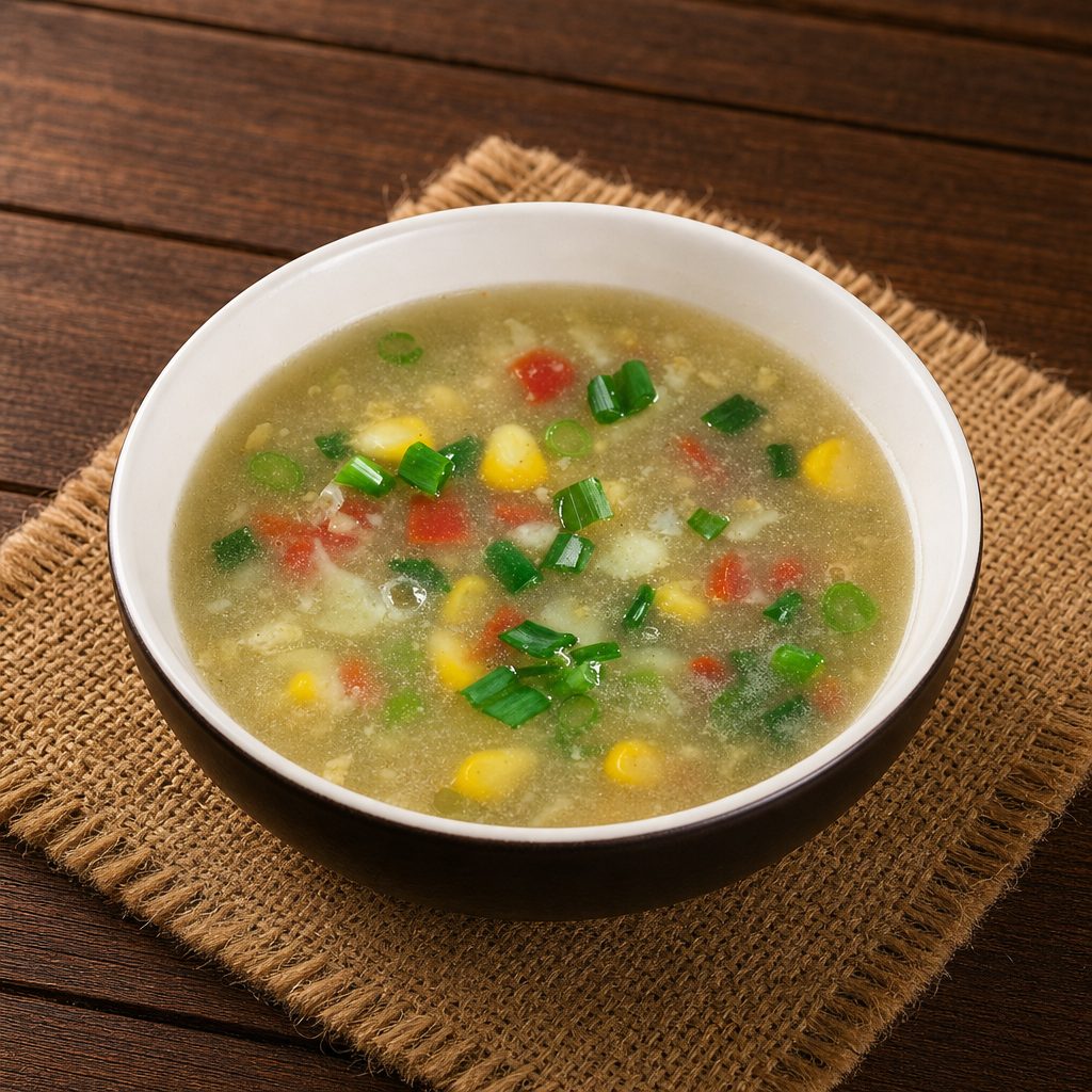 Sweet Corn Chicken Soup.