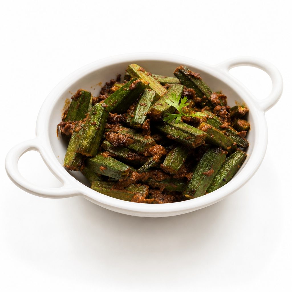 Okra (Bhindi fry).