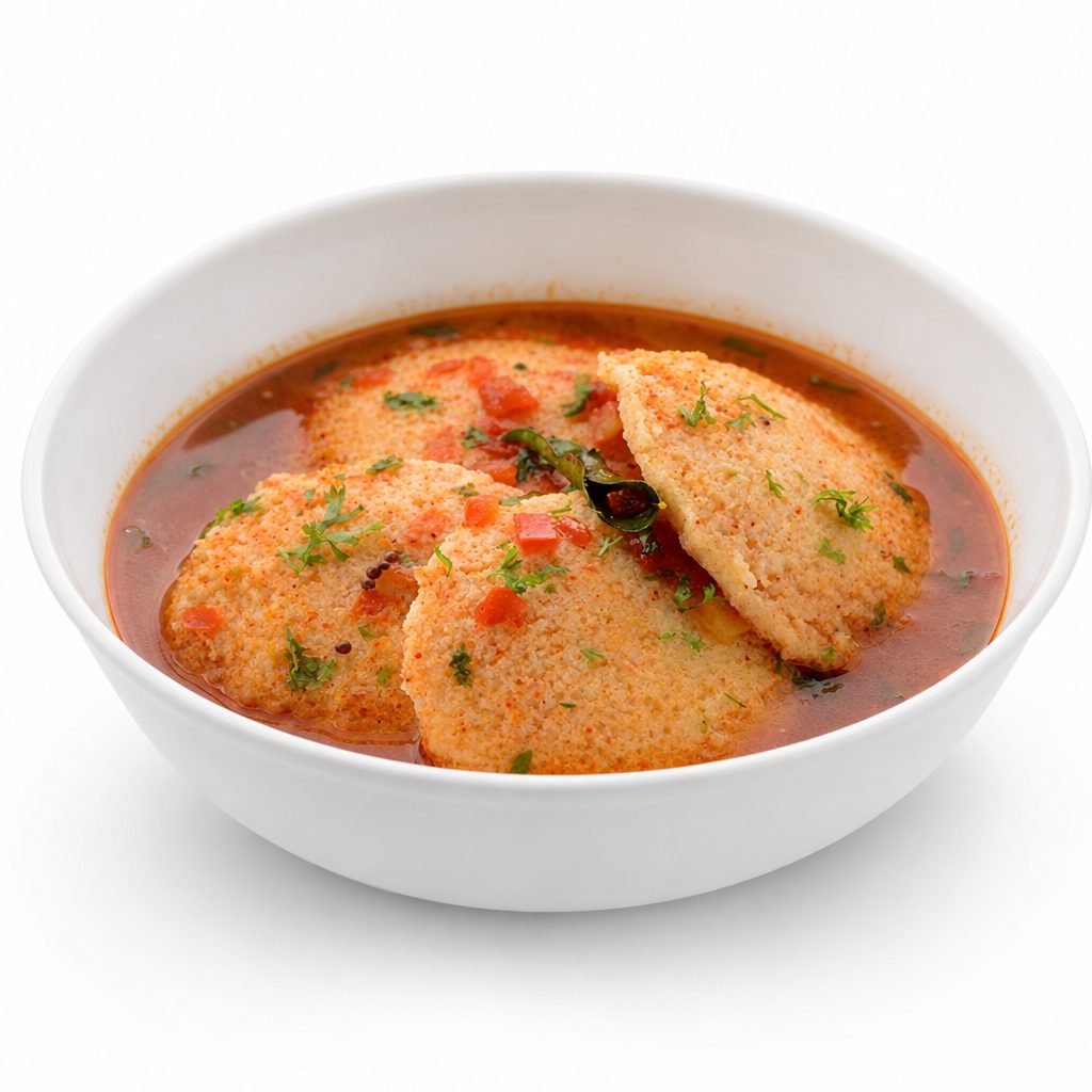 Rasam Idli.