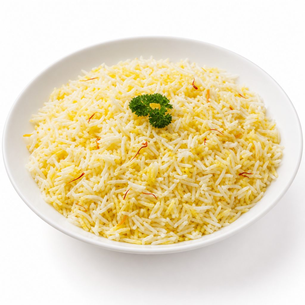 Plain Biryani Rice.