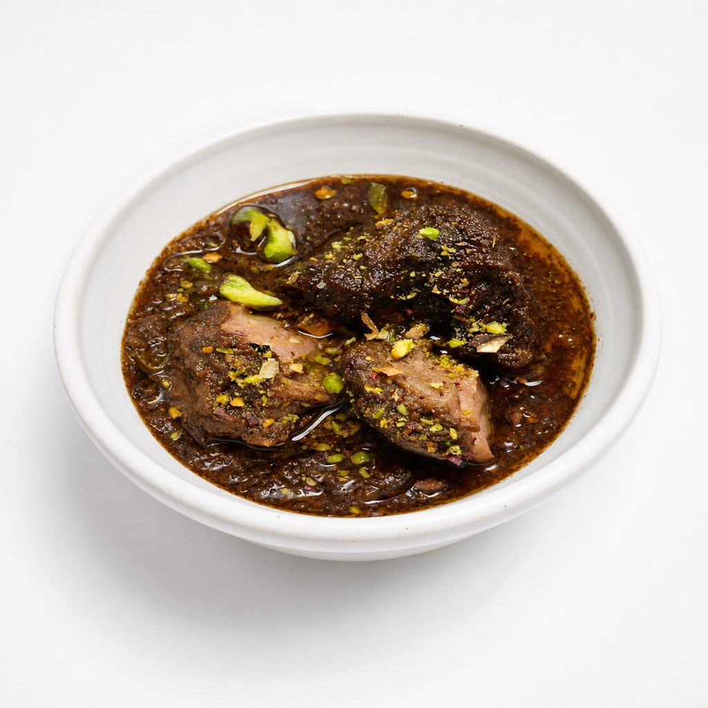 Goat Ginger Malai Curry.