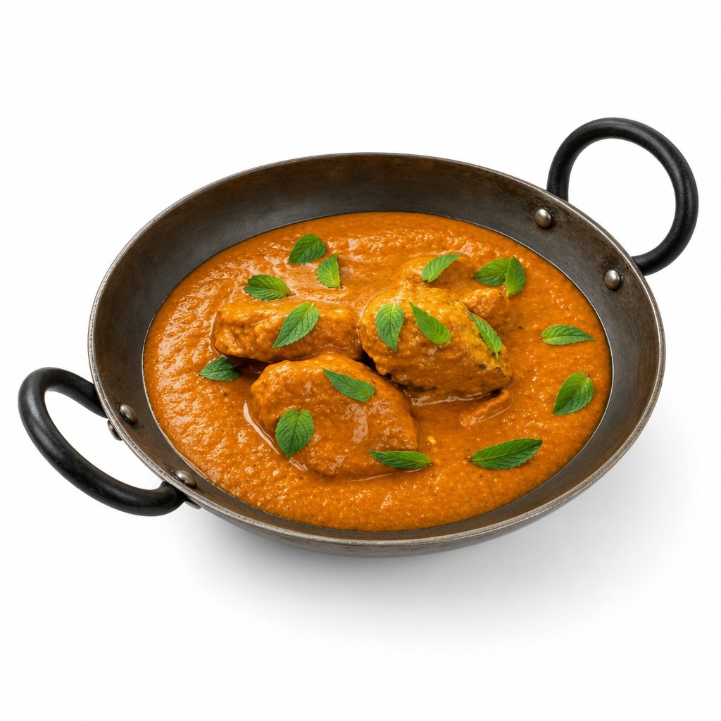 Shrimp Ginger Malai Curry.
