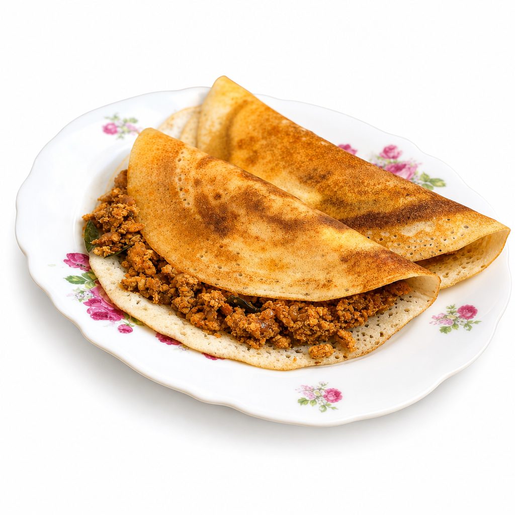 Chicken Curry Dosa.
