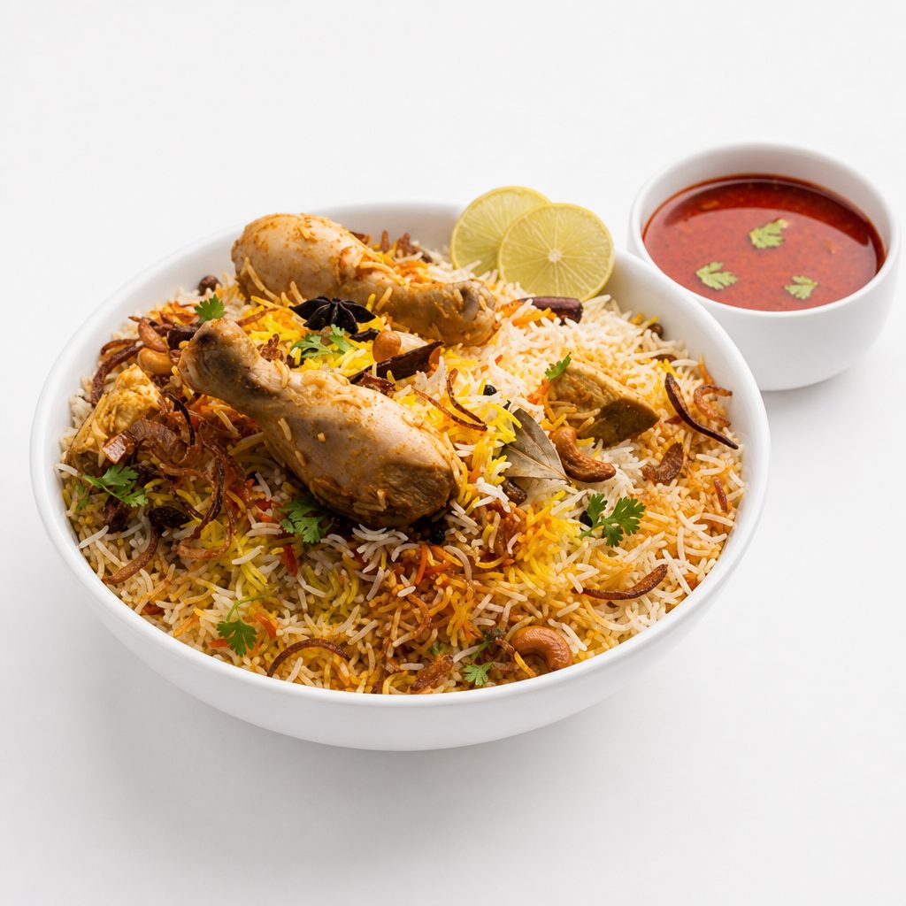 Chicken Dum Biryani (Bone In).