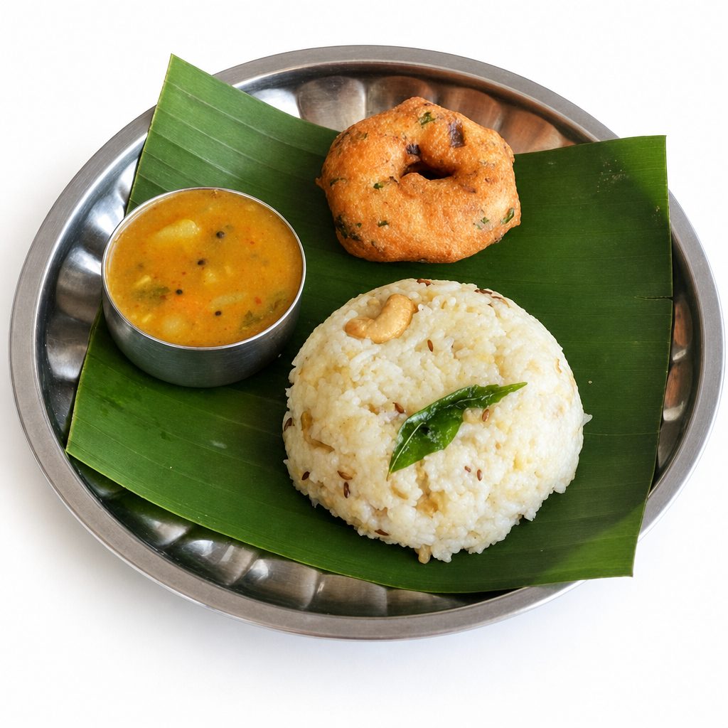 Pongal Vada Combo.