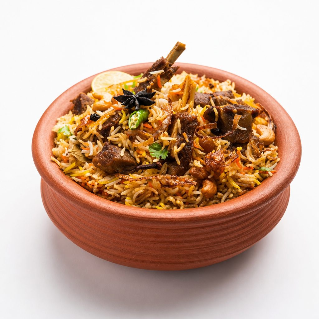 Lamb Dum Biryani.