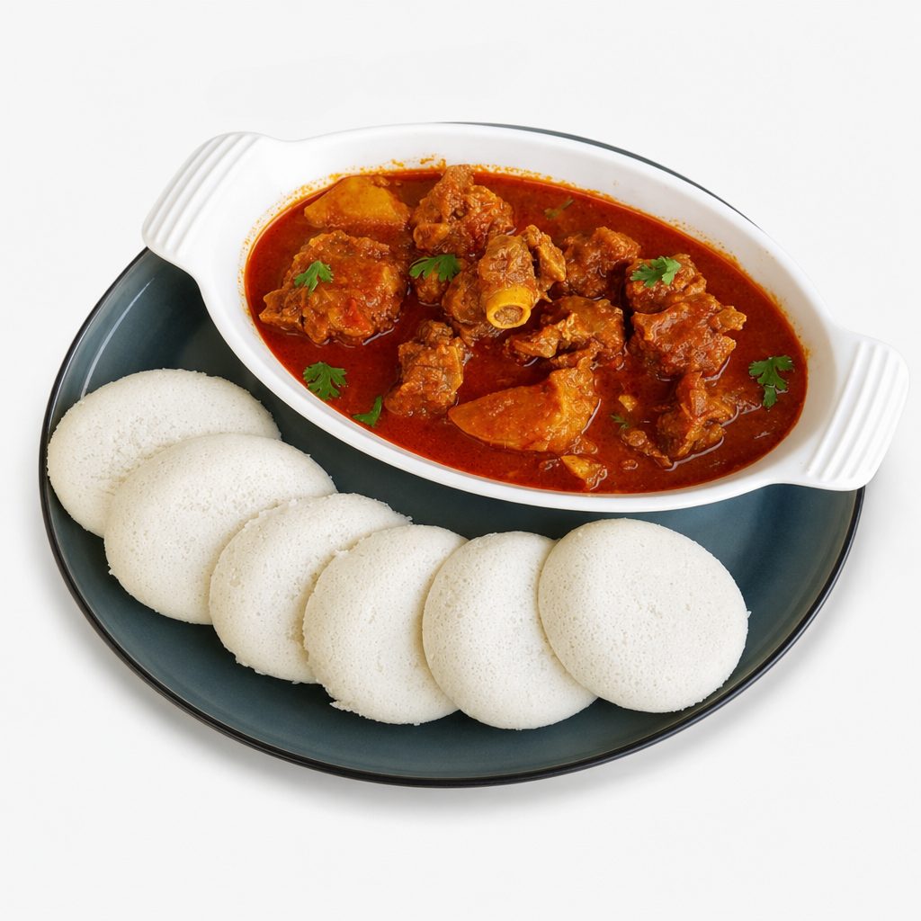 Chicken Kari Idly.