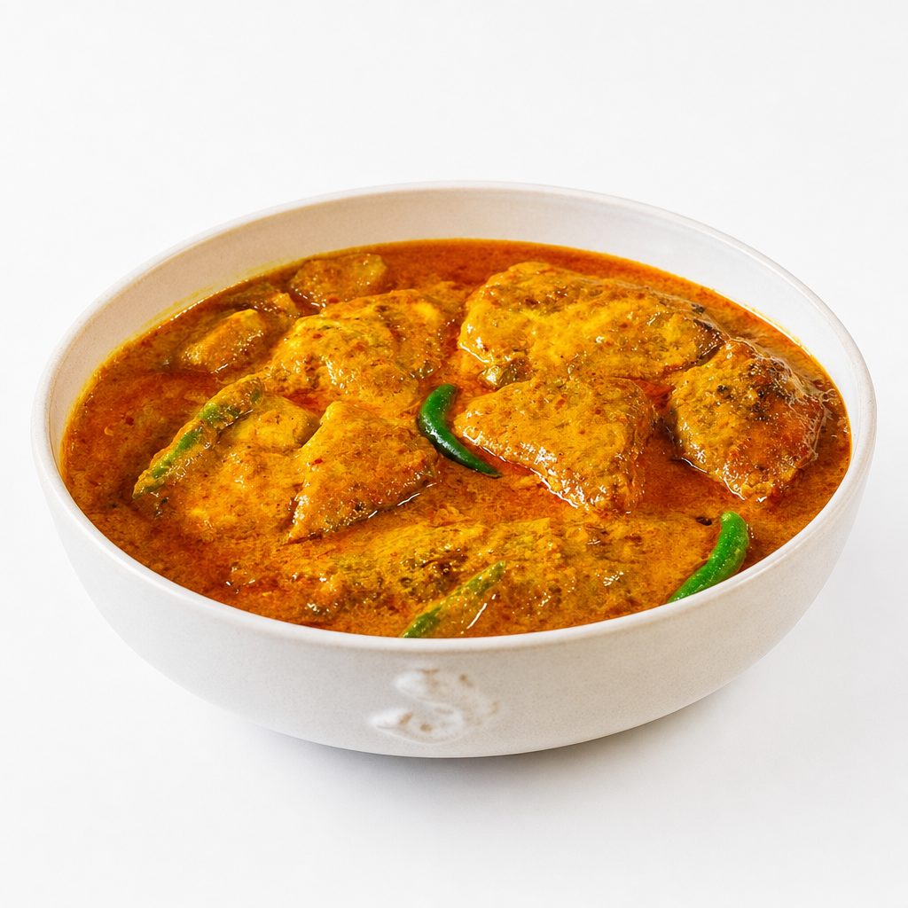 Fish Saag.