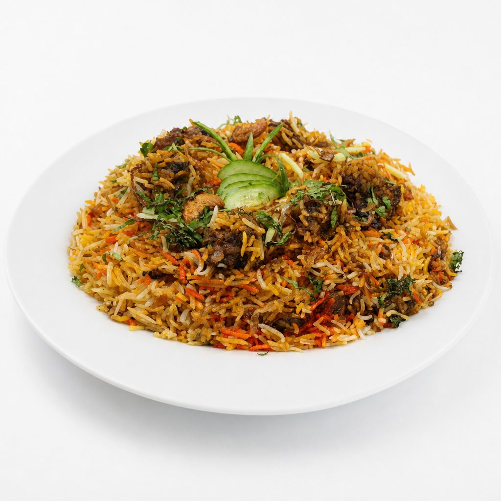 Goat Dum Briyani.