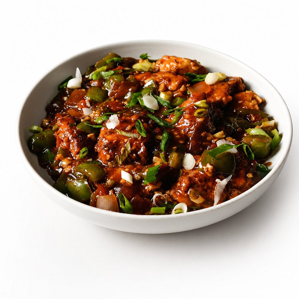 Chicken Manchurian.