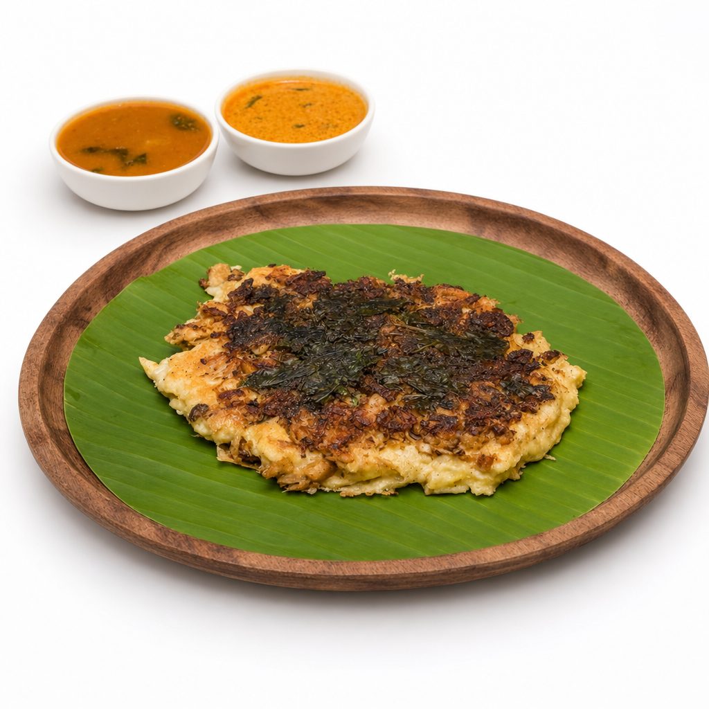 Mutton Curry Dosa.