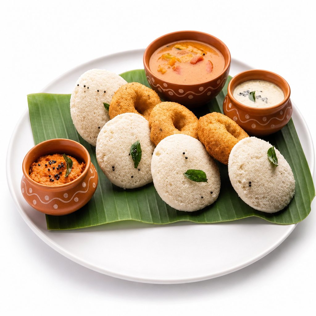 Idli Vada Combo.