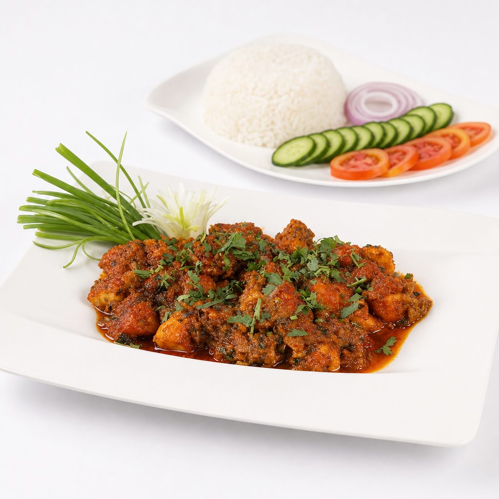 Chicken 65 Andhra Style.