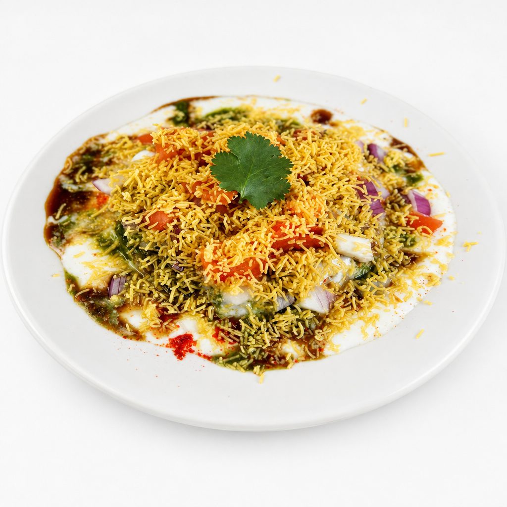 Aloo Tikki Chaat.