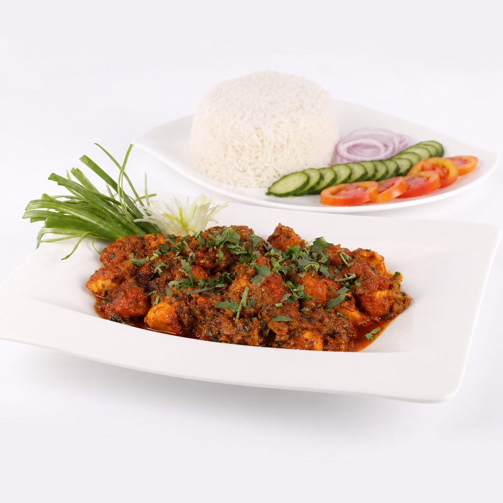 Chicken Madras Masala Curry.