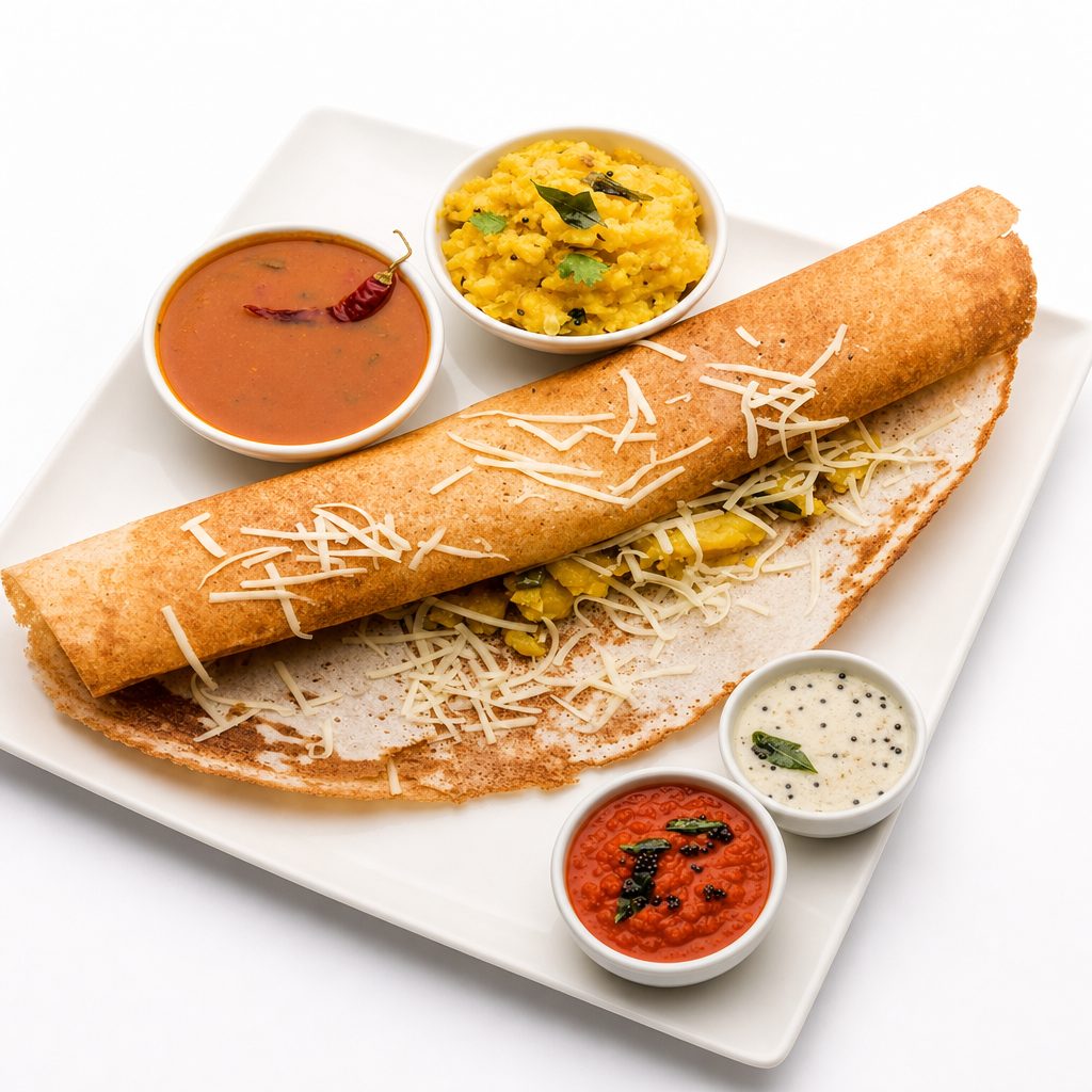 Mysore Cheese Dosa.