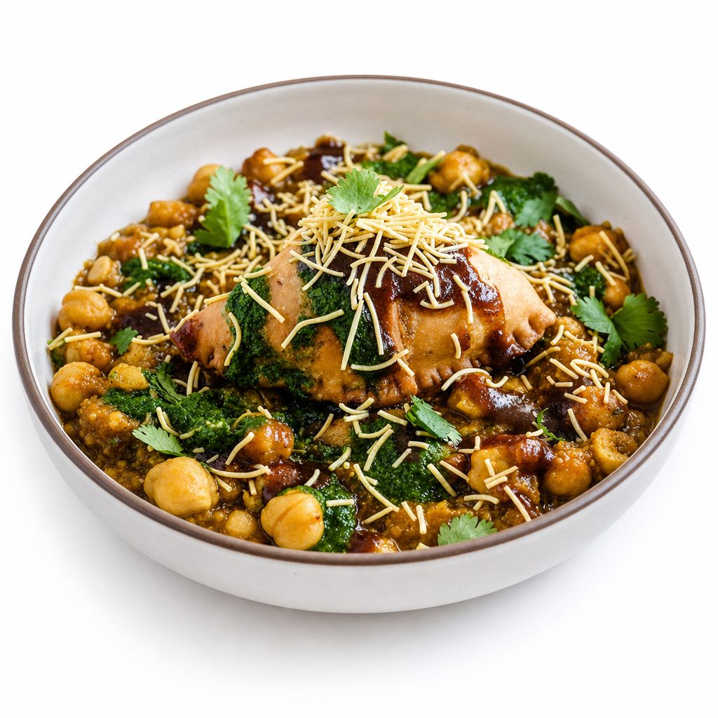 Samosa Chaat.