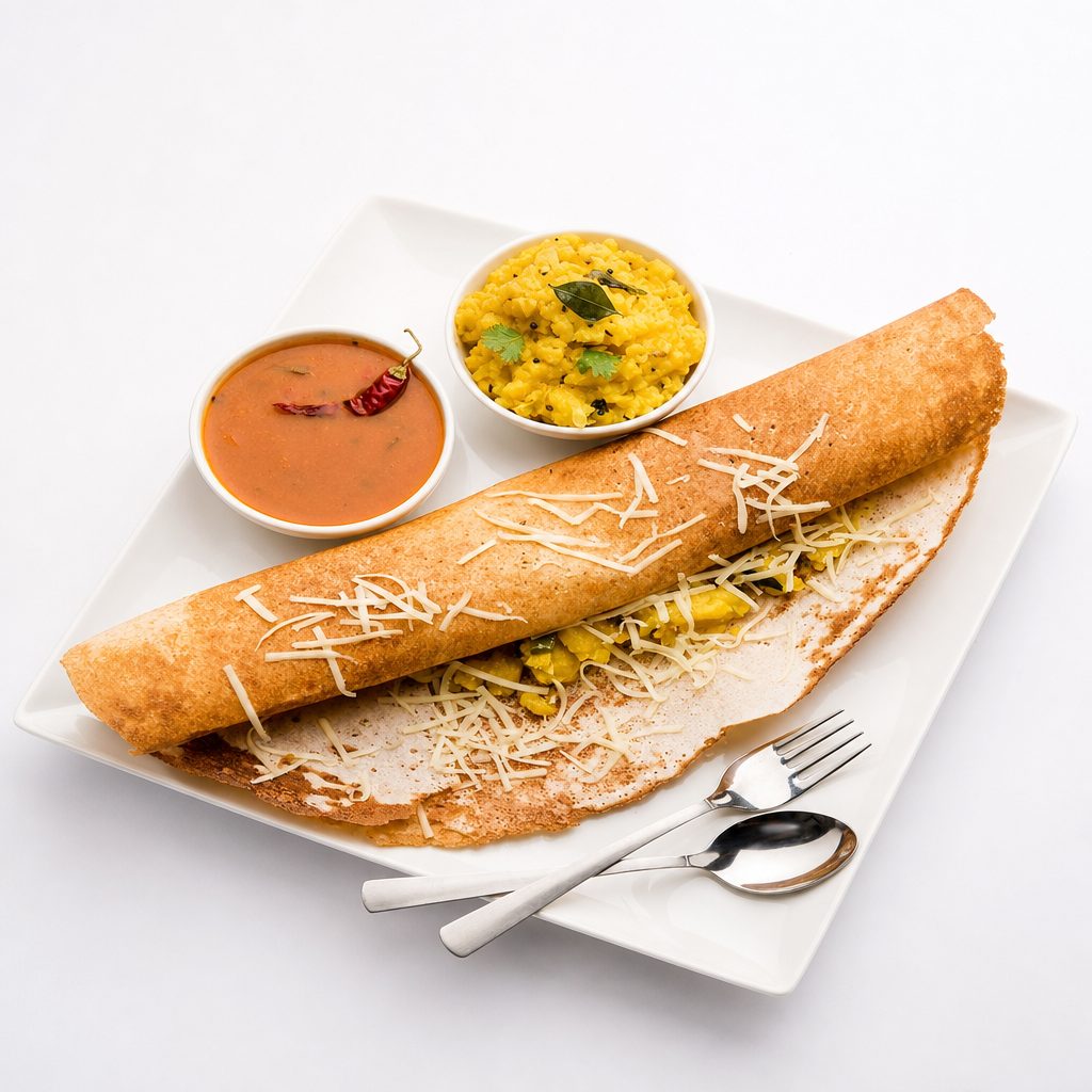 Paneer Burji Dosa.