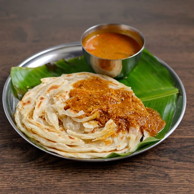 Malabar Parotta With Veg Kurma 2pc.