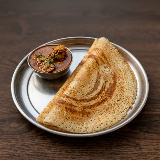 Lamb Kari Dosa.