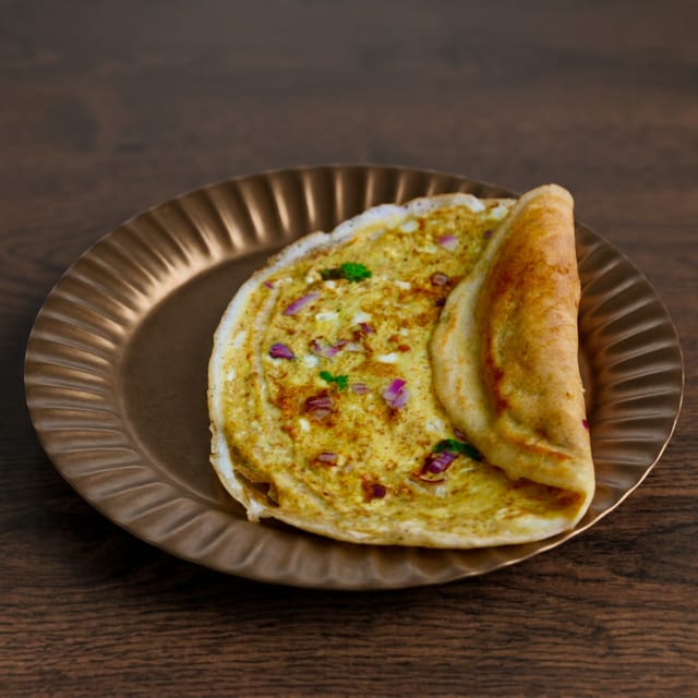 Egg Onion Dosa.
