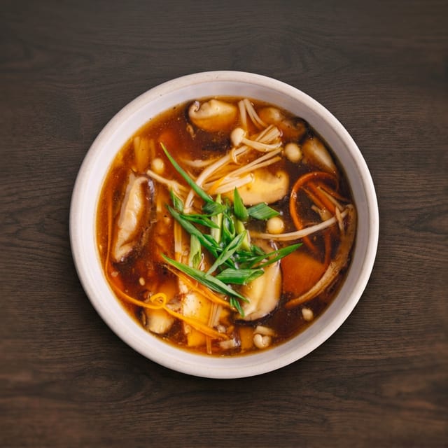 Hot & Sour Veg Soup.