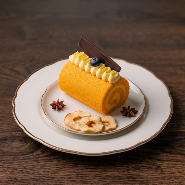Mango Swiss Roll.