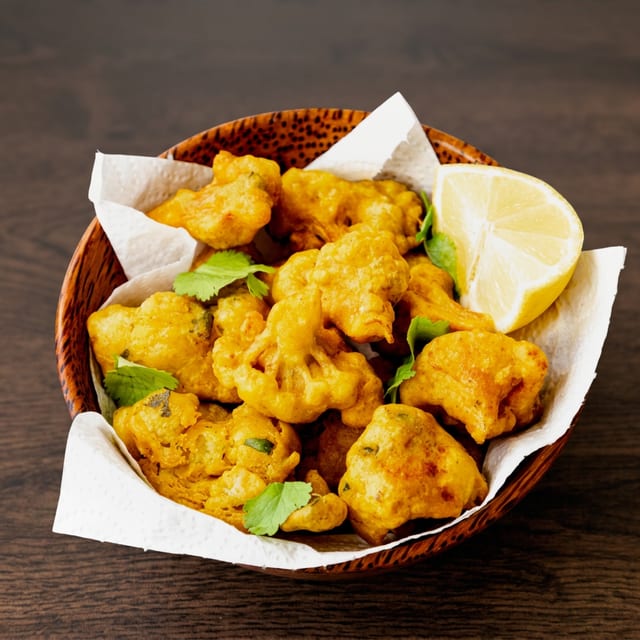Cauliflower Pakoda.