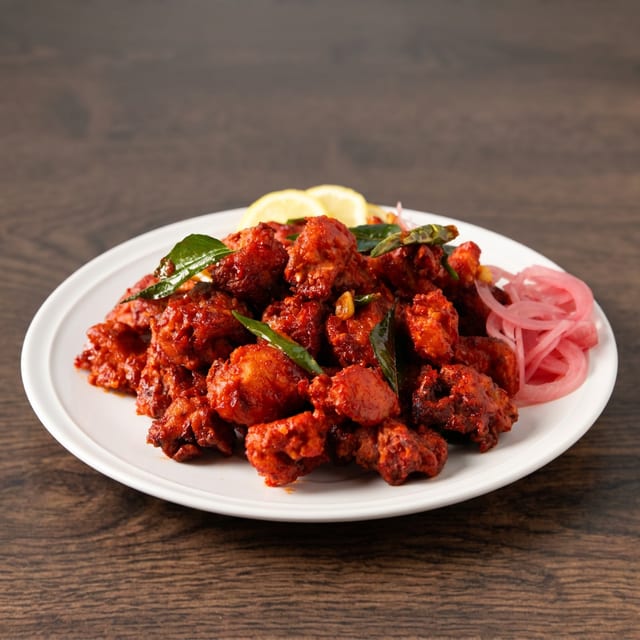 Chicken 65 Andhra Style.