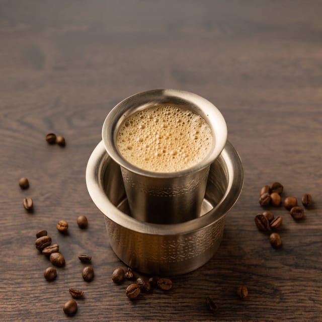 South Indian Filter Coffee.