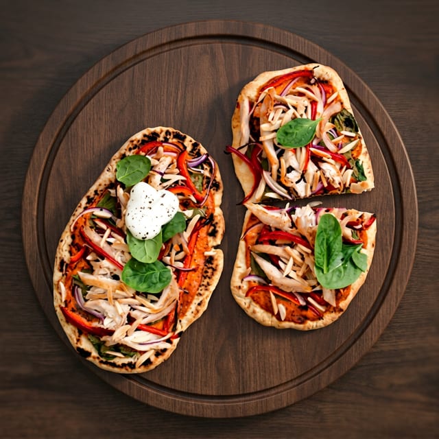 Kids Chicken Pizza.