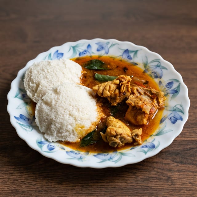 Chicken Kari Idly.
